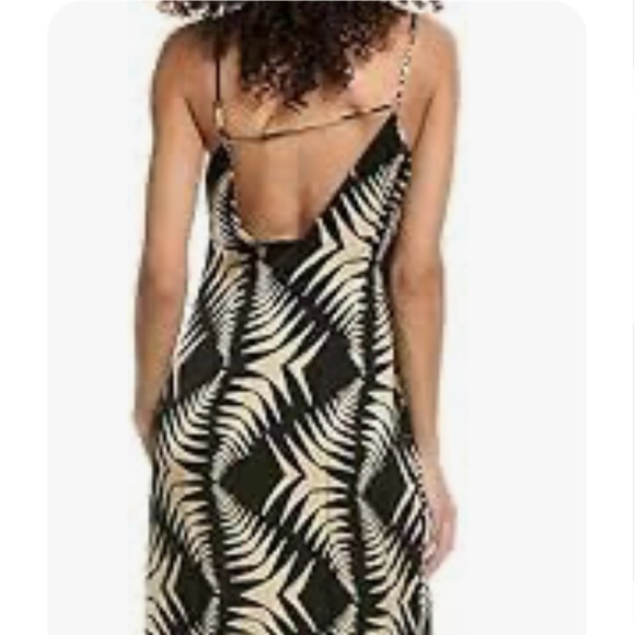 New with tags ba&sh Robe Napi Black & Cream Strappy Dress size US 8 M - Picture 4 of 17